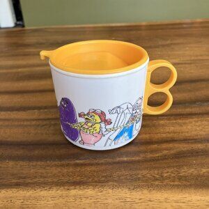 Vintage 1987 McDonald's Plastic Sippy Cup W/Handle
